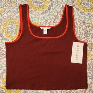 New Athleta Women's Burgundy Tank Top Size LARGE